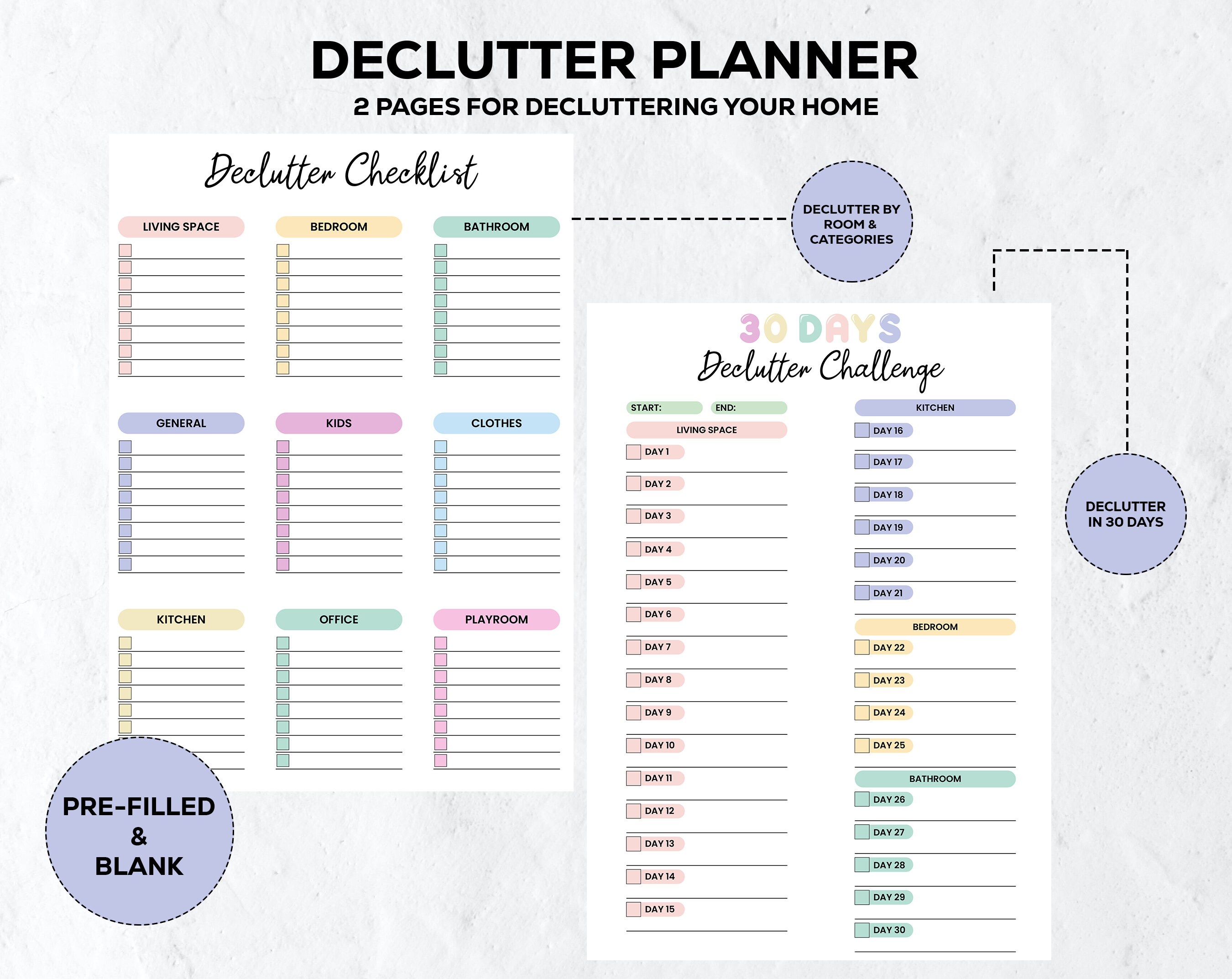Editable Cleaning Schedule Cleaning Checklist Editable Cleaning Planner