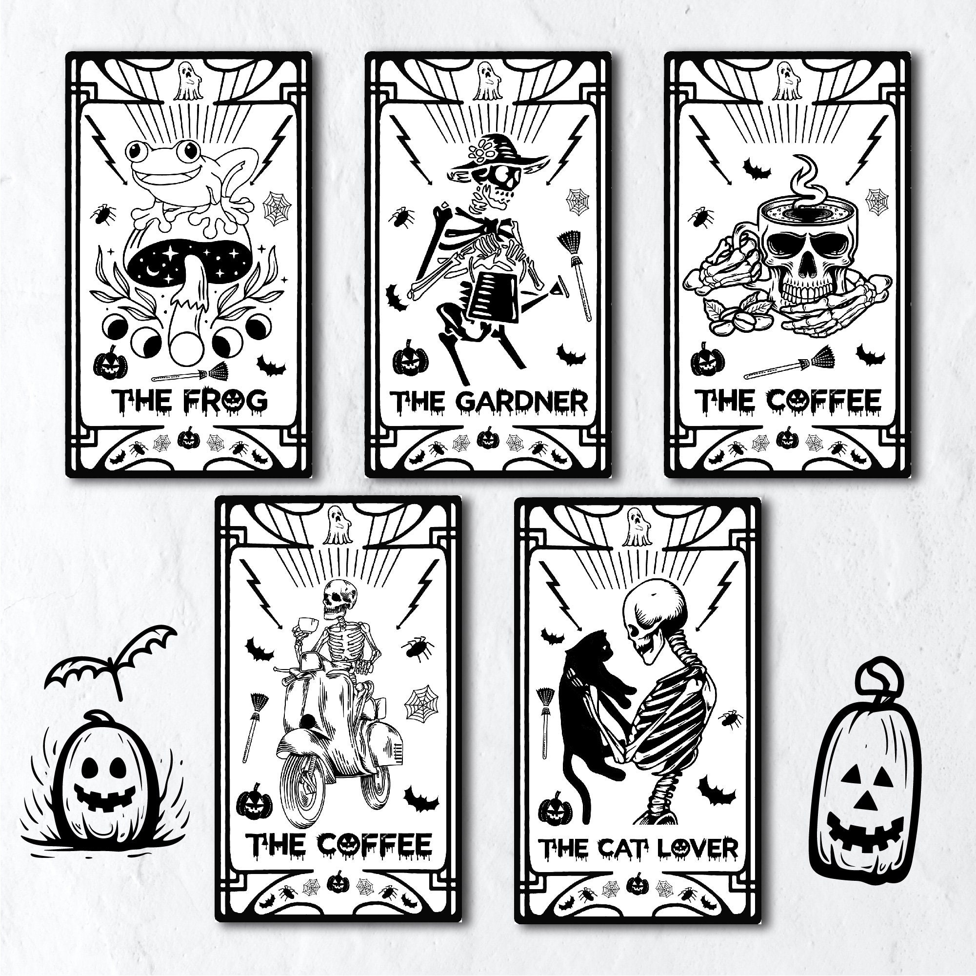 Tarot Cards Funny Bundle Svg Tarot Cards Svg Tarot Bundle Svg Funny ...