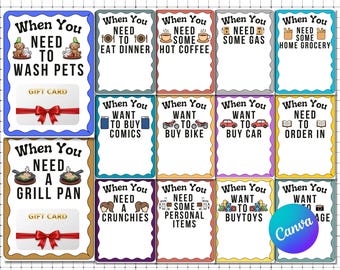 Birthday Gift Card Book Template |Editable Present Card Holder |Birthday Gift Card Holder |Gift From Parents |Personalized Kids Gift Card