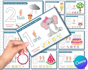 Numbers 1-10 Play Doh Mats: Fine Motor Skills Activity (PDF)