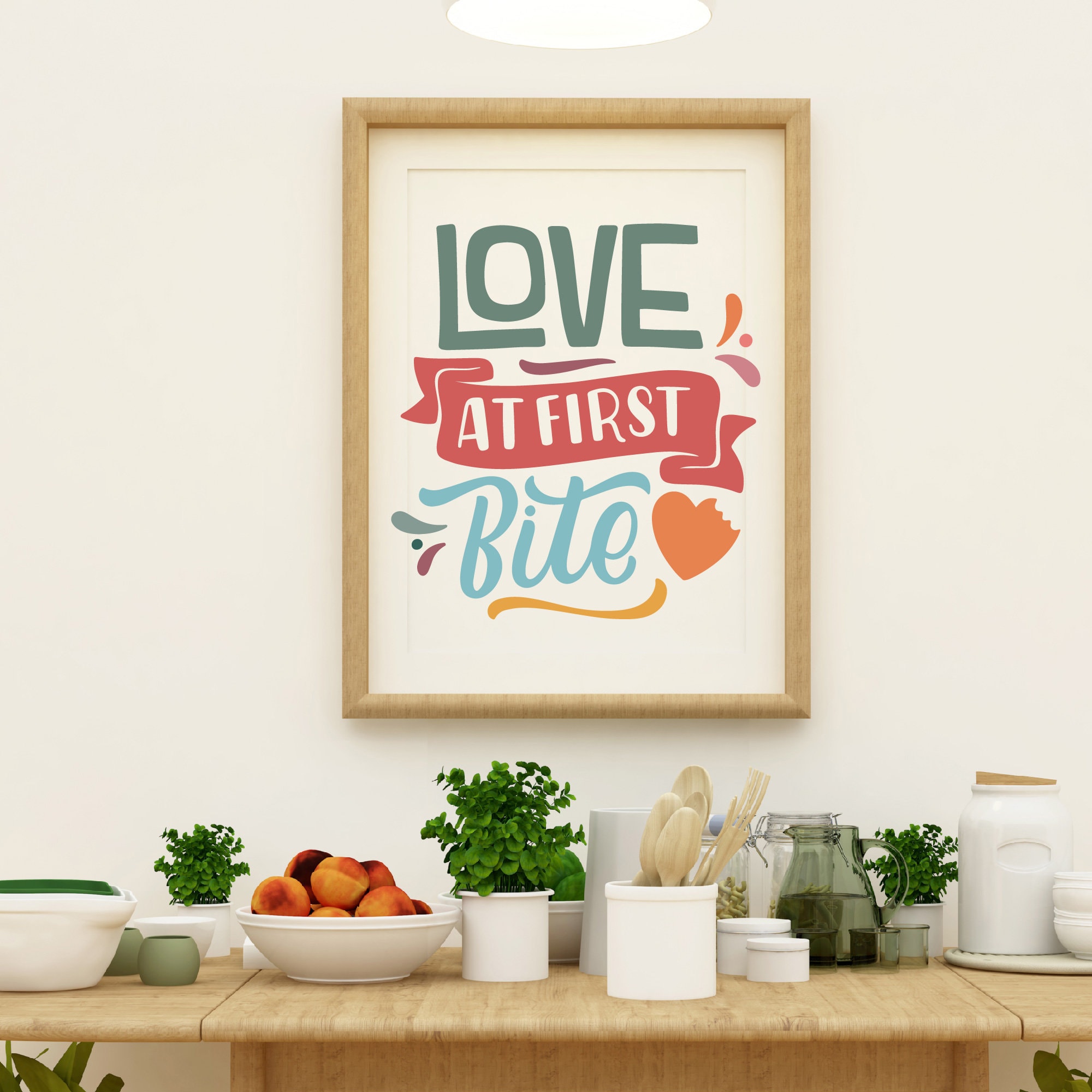 8 Aesthetic Kitchen Prints Kitchen Quotes Art Dining Room Wall Art Cute ...