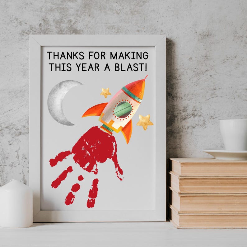 Teacher Appreciation Handprint Gift Gift Handprint Children Printable ...