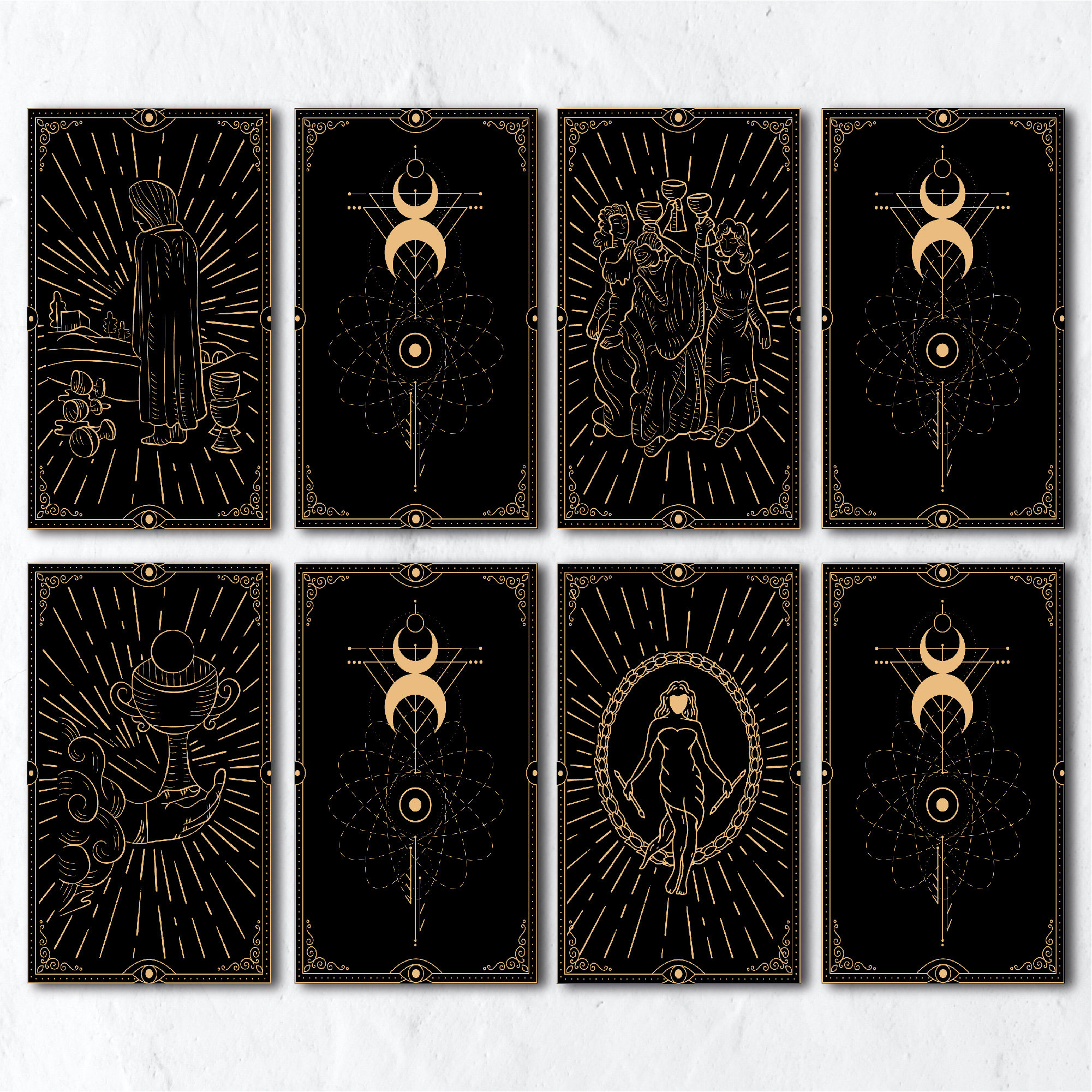 Tarot Card Deck Printable Tarot Cards Svg Tarot Cards Print Tarot Deck ...