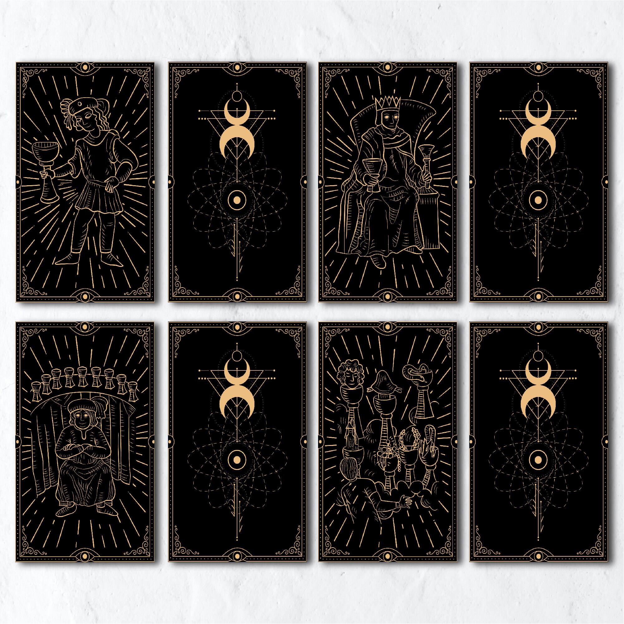 Tarot Card Deck Printable Tarot Cards Svg Tarot Cards Print Tarot Deck ...