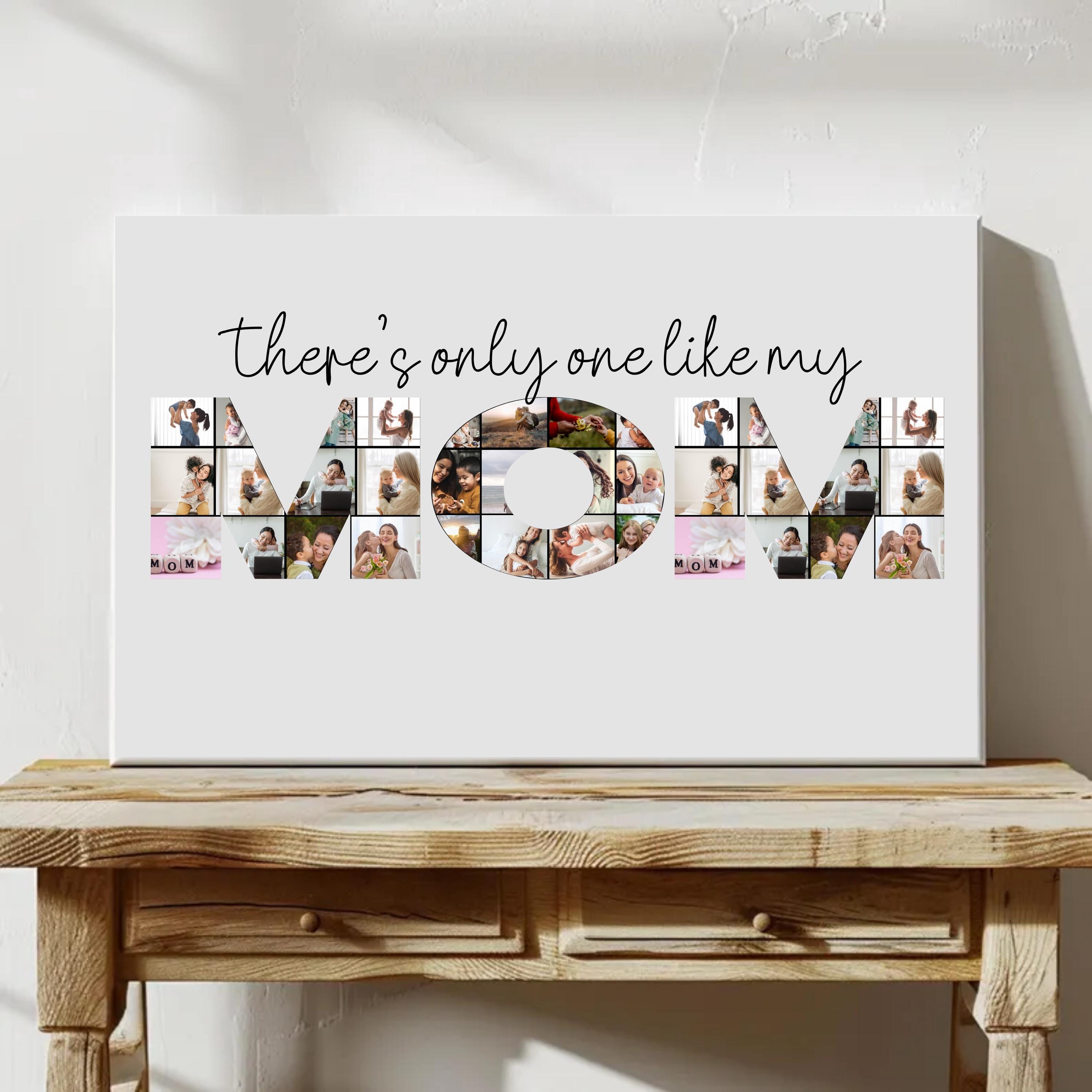 Mama Letter Photo Frame: Customizable Canva Template (digital Download ...