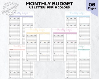 Paycheck Budget | Paycheck Budget Planner | Paycheck Budget Pdf | Paycheck Planner Printable | Finance Tracker | Editable Paycheck Budget