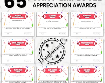 65 Funny Employee Appreciation Award Certificates (Printable)