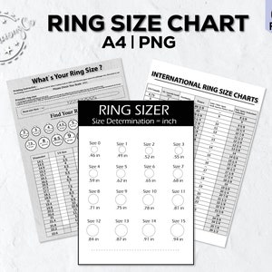 Printable Ring Sizer, Ring Size Finder