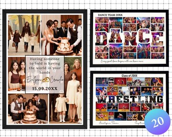 Custom Photo Collage Template