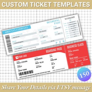 Benutzerdefinierte Event Ticket Vorlage