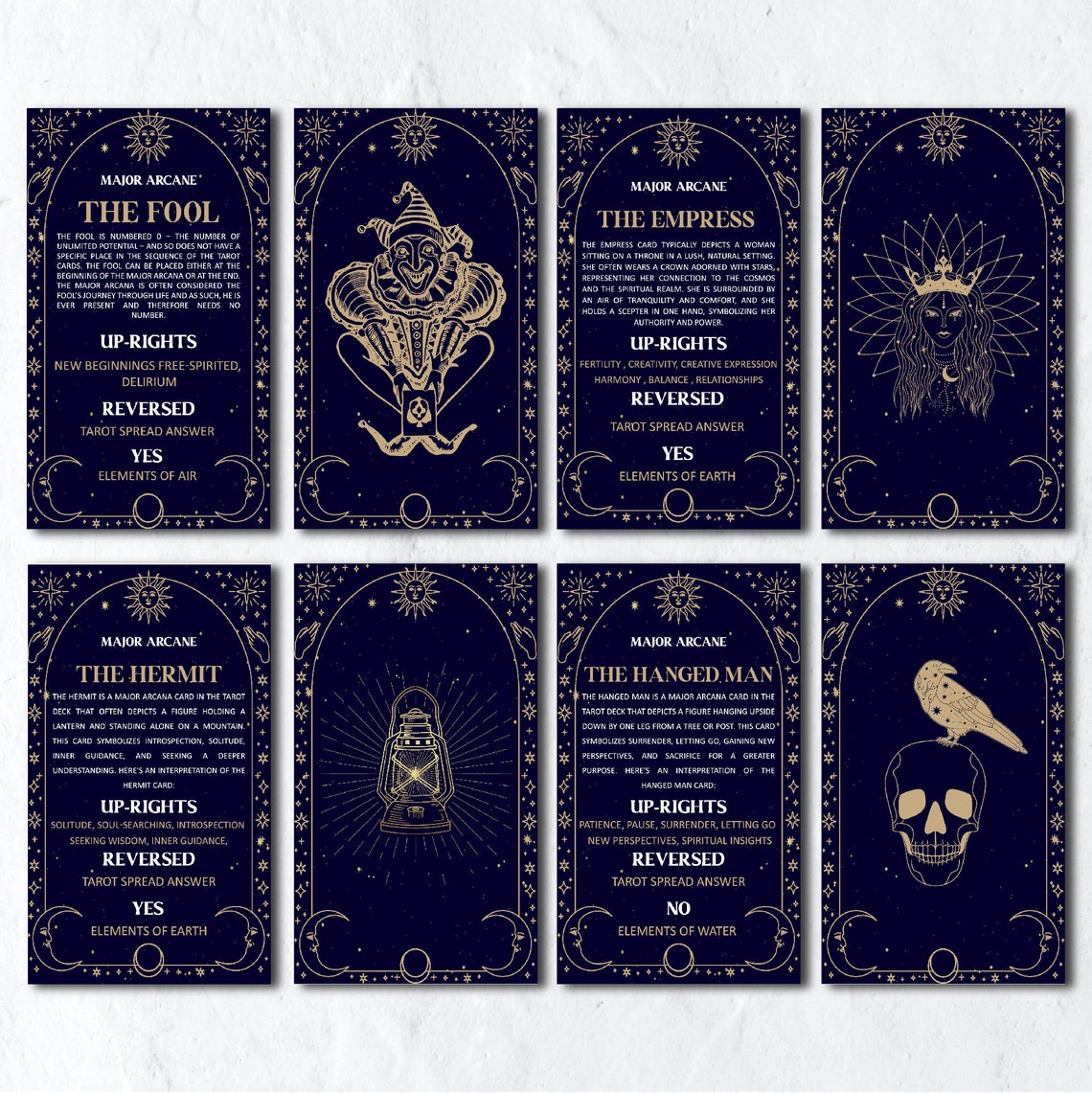 Tarot Card Deck Printable Tarot Cards Svg Tarot Cards Print Tarot Deck Printable Tarot Cards ...