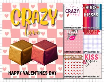 Valentines Day Gift Tags Template |Happy Valentines Day Treats Gift Tags |Classroom Favor Tag |Kids School Gift Tag |Valentines Wishes Card