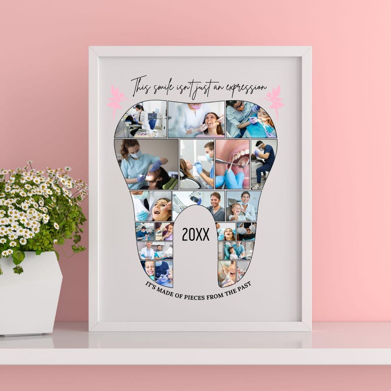 Dental Squad Collage Template: Custom DIY Gift (canva Editable ...