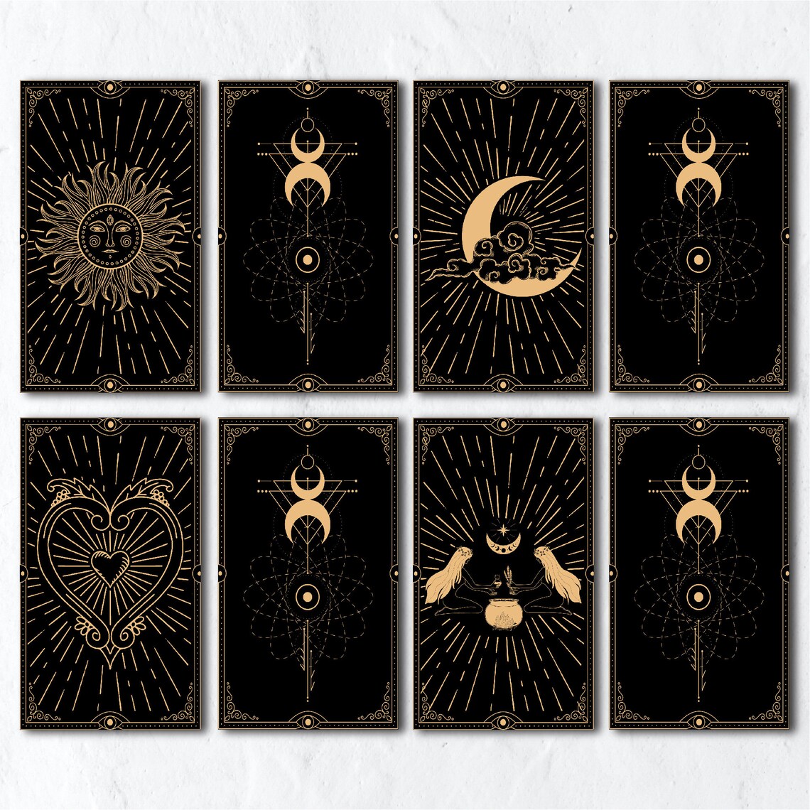 Tarot Card Deck Printable Tarot Cards Svg Tarot Cards Print Tarot Deck Printable Tarot Cards ...