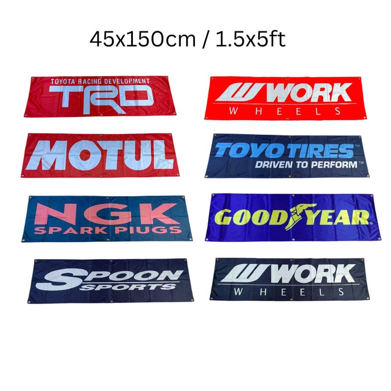 Flag Motul Oil Banner Motor Room Large Garage Shop Wall Decor Etsy