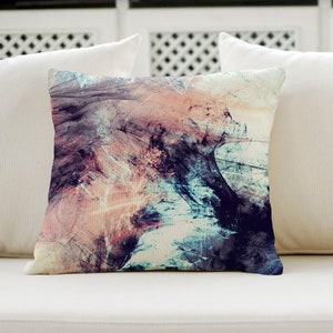 Personalized Gifts, Contemporary Cushion, Home Decor, Modern Pillow Cover, Black Pillow Cover, Abstract Pillow Case, Cushion,