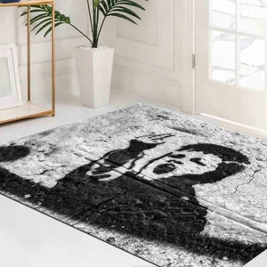 Decorative Rug, Customs Rug, Gift Rug, Banksy Bad Boy Rug, Man Cave Rug, Banksy Rugs, Banksy Rug, Pattern Rug, Gift Rug, Bathroom Rug,