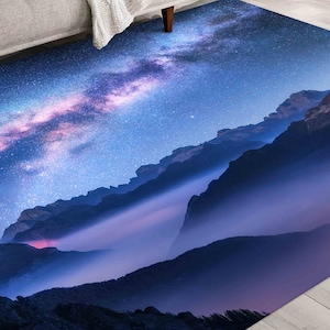 Trapkleed, badkleed, kantoortapijt, housewarmingcadeau, boven de wolken-tapijten, natuurlandschaptapijten, tapijten, douanetapijt, patroontapijt,