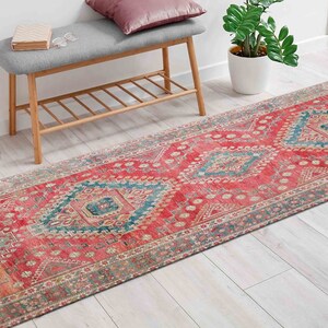 Small Rug, Wedding Rug, Salon Decor Rug, Housewarming Gift, Red Rugs, Boho Rug, Car Mat, Salon Decor Rug, Runner Rug, Chenille Rug, image 4