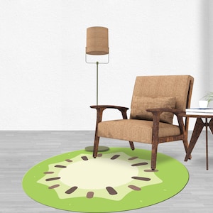 Kiwi Rugs, Enjoy Rug, Green Rug, Modern Rug, Wall Hanging Rug, Popular Rug, Door Mat, Corridor Rug, Entry Rug, Gift Rug, 3D Printeds Rug,