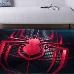 Spinnen Teppiche, Roter Teppich, Spinnen Liebhaber Geschenk, Kinderzimmer Teppich, Luxus Teppich, Chenille Teppich, Weicher Teppich, Jungen Zimmer Teppich