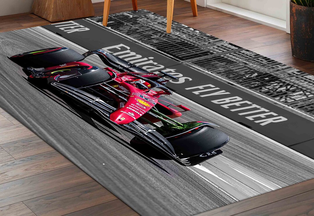 Round Rug, Wall Hanging Rug, Salon Rug, Housewarming Gift, Ferrari Rug ...