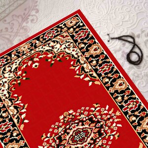 Prayer Rug, Worship Rug, Muslim Rug, Religious Rug, Islamic Rug, Elegant Design Rug, Personalized Rug, Spiritual Rug, Mosque Accessories,