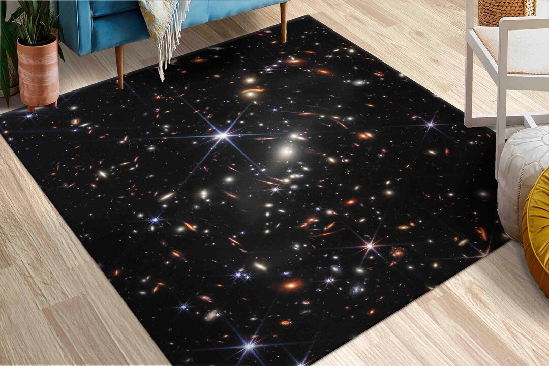 NASA Deep Field Rug: Non-slip Space Rug - Etsy