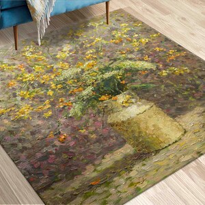 Kleiner Teppich, Eingangsteppich, Zollteppich, Personalisierte Geschenke, Blumenteppiche, Blumenteppiche, Botanische Teppiche, Bunter Teppich, Saloonteppich, Bauernhausteppich,