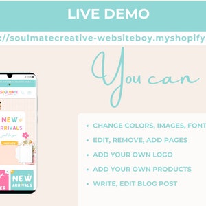 Modern Shopify theme for boutiques, creatives, and digital stores
