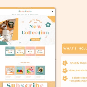 SEO optimized feminine Shopify template for online store owners