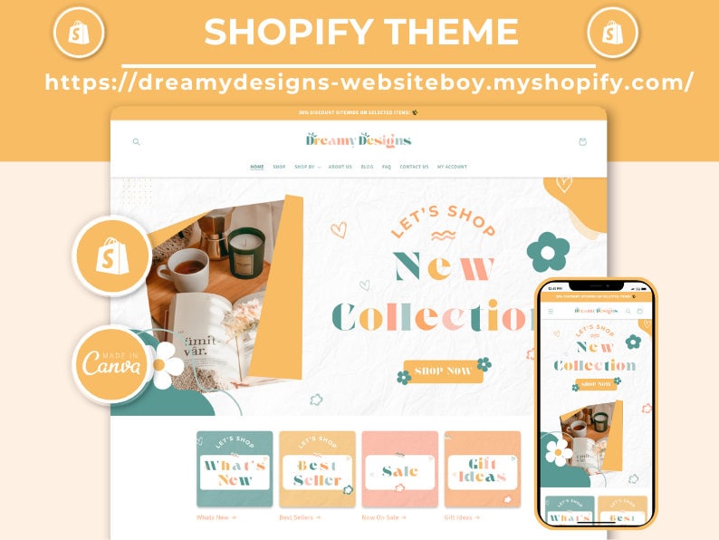 Conversion focused Shopify layout with blog and FAQ pages included