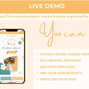 Trusted by 3000+ shop owners – professional feminine Shopify website theme