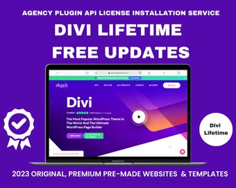 Divi Theme and Page builder lifetime API key + Username,Extra theme Get Divi plugin lifetime updates with key + Use 200 DIVI Premium Layouts