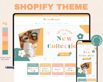 Shopify Theme for Boutique Fashion Store | Feminine Minimal Clothing Brand Website Template | Dreamy Designs Shopify OS 2.0