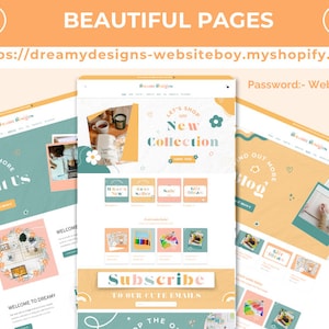 Shopify theme with Canva editable templates for branding and visuals