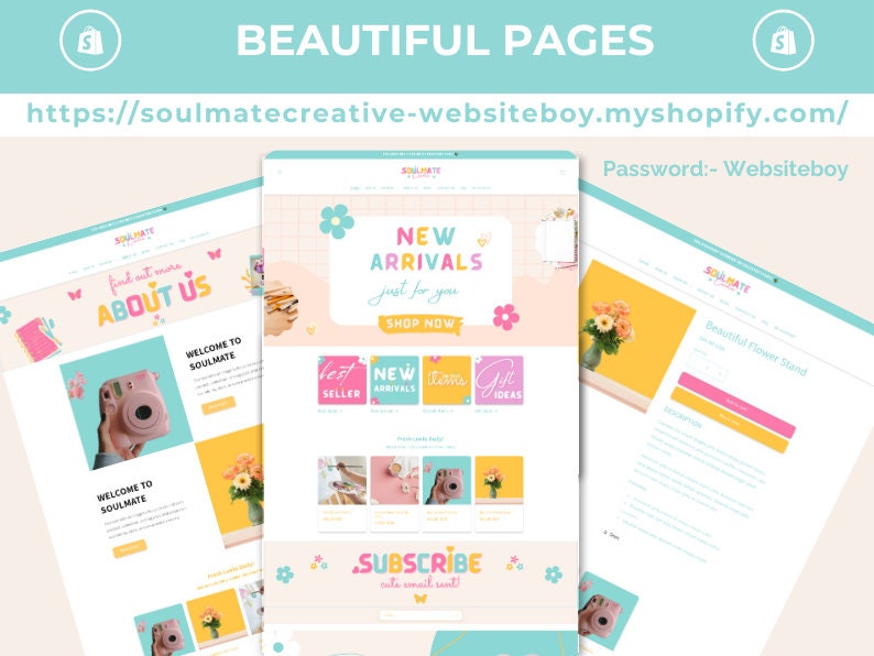 Mobile-friendly Shopify theme for lifestyle and beauty shops