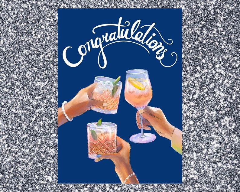 Printable Greeting Card I Digital Greeting Card I Digital Card Etsy