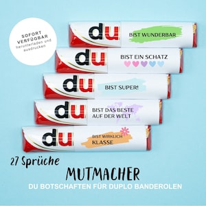 27 Duplo Labels Motivational Sayings Messages Affirmations Gift | for kindergarten, school or friends | DIY