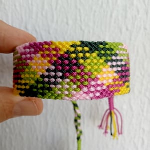 Handmade Woven Friendship Bracelet: Adjustable Boho Stackable Jewelry