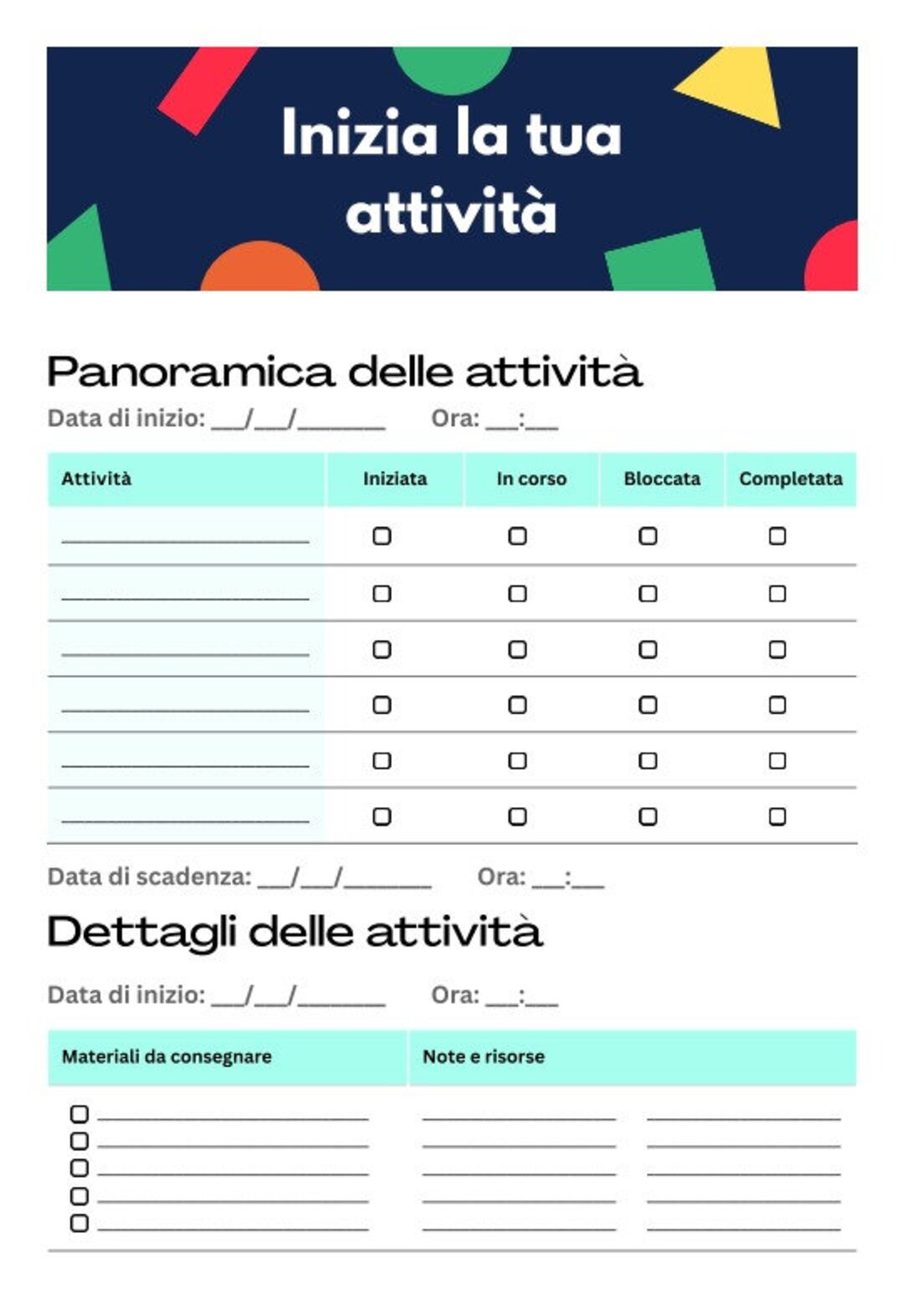 PDF Activity Overview - Etsy