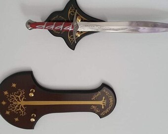 Acero inoxidable, cuero genuino, vaina de espada, metal fundido