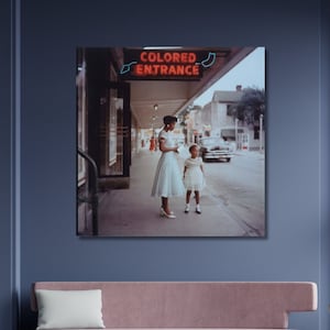 Gordon Parks Canvas Wall Art Design | Drinking Fountain Poster Print Decor for Home & Office Decoration I POSTER or CANVAS READY to Hang