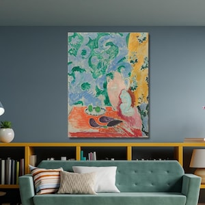 Still Life with Aubergines by Henri Matisse Canvas Poster,Wall Art Design,Print, Decor For Home,Office Poster Or Canvas Ready To Hang
