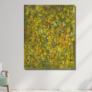 Poster da parete su tela &quot;Numero 48&quot;, design di Jackson Pollock, decorazione espressionista per casa e ufficio, poster o tela pronti da appendere.
