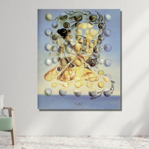 Galatea of the Spheres Canvas Poster, Salvador Dali Wall Art Design, Surrealism Decor For Home & Office Poster Or Canvas Ready To Hang