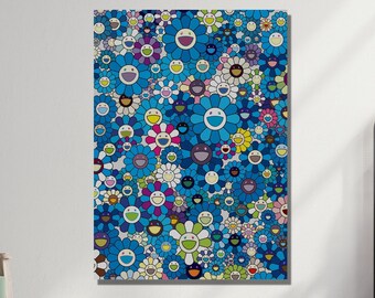 Takashi Murakami's an Homage to IKB 1957 Canvas,japan's