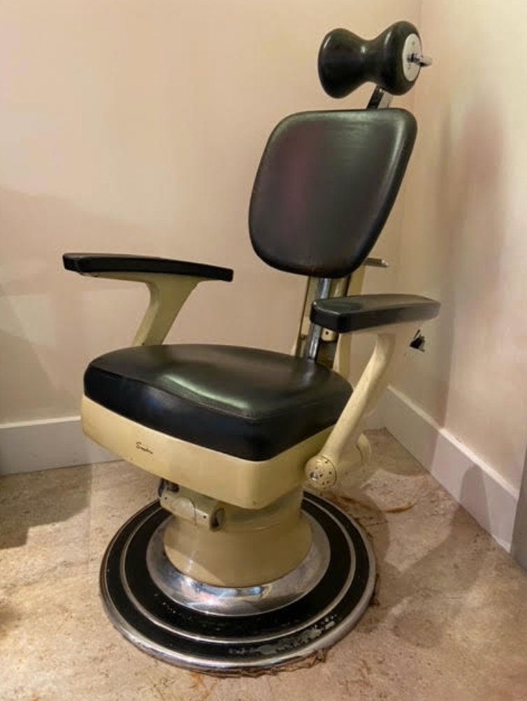 Antique dentist chair for sale deals