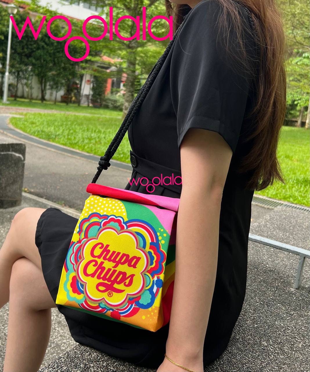 Quirky KFC FASTFOOD CHICKEN Backpack and Sling Crossbody Bag for