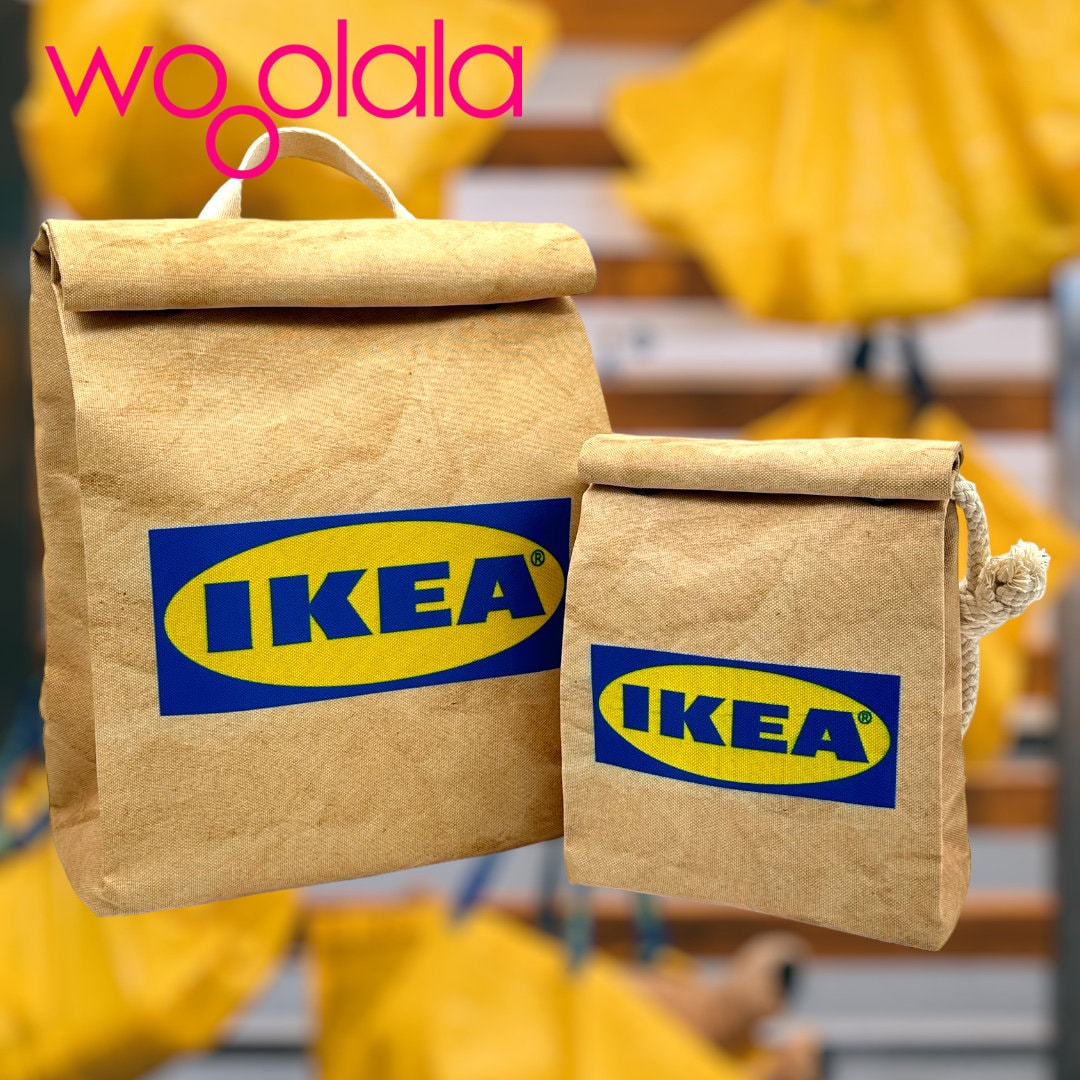 Quirky IKEA BEIGE Backpack and Sling Crossbody Bag for Man , Woman